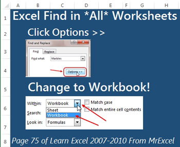 Excel Search Entire Workbook