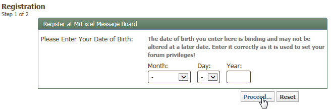 Enter your date of birth