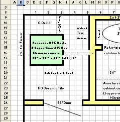 Excel Worksheet as a Graph Paper