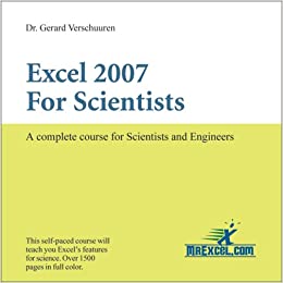 Excel 2007 For Scientists CD