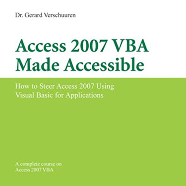 Access 2007 VBA Made Accessible
