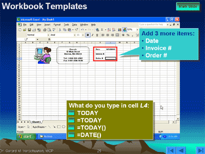 excel  training