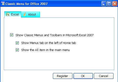 Classical Menu for Office 2007