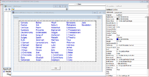 Rowsource in the Properties Window is the Range name of the books on BIBLEBOOKS  sheet.png