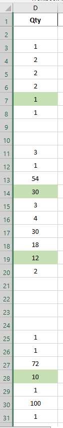 Highlight every 5th cells by conditional format in excel.png