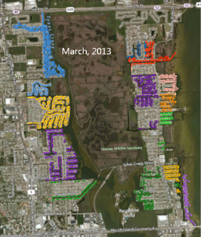 Merritt Island, Florida Map