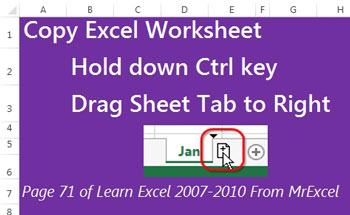 Copy Excel Worksheet – Easy and Fast