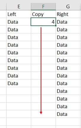 Excel finds its way to the bottom.