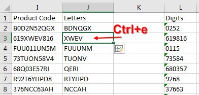 Isolate the columns containing the source data