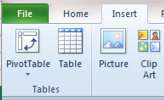 Back in Excel 2010, everything was very high definition.