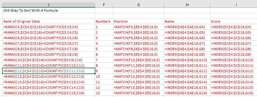 Excel Sort With A Formula Using Sort And Sortby Excel Tips Mrexcel Publishing