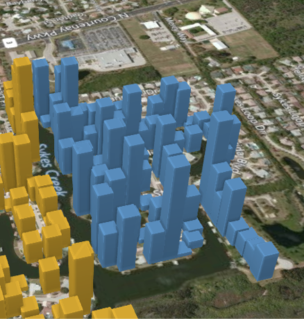 Tip the viewing angle and you can see low versus high priced houses.