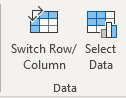 Click the Switch/Row icon in the Data group of the Chart Tools tab of the Ribbon.