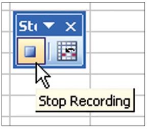 Figure 98. You can click this button to stop recording.