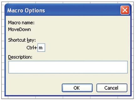 Figure 104.Y ou can change the shortcut key using this dialog.