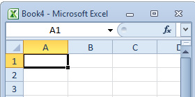 When the Excel window is less than 300 pixels wide, the Ribbon disappears completely.
