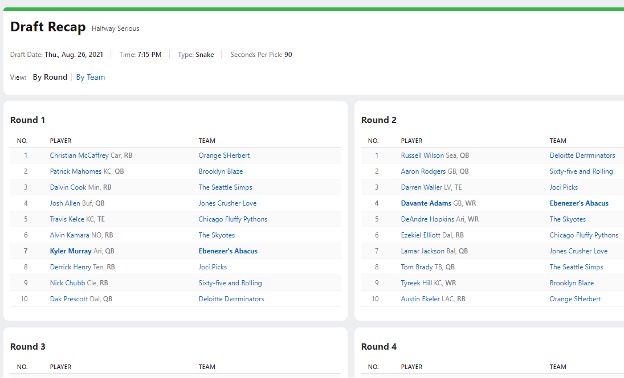 espn fantasy football draft