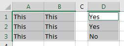 If you accidentally Ctrl+Click on a cell, you can now remove it from the selection by Ctrl+Clicking again. This is new in 2018-2019 and certainly is a nice addition to Excel.