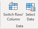 Click the Switch/Row icon in the Data group of the Chart Tools tab of the Ribbon.