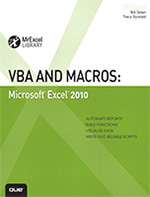 VBA & Macros Excel 2010 Book