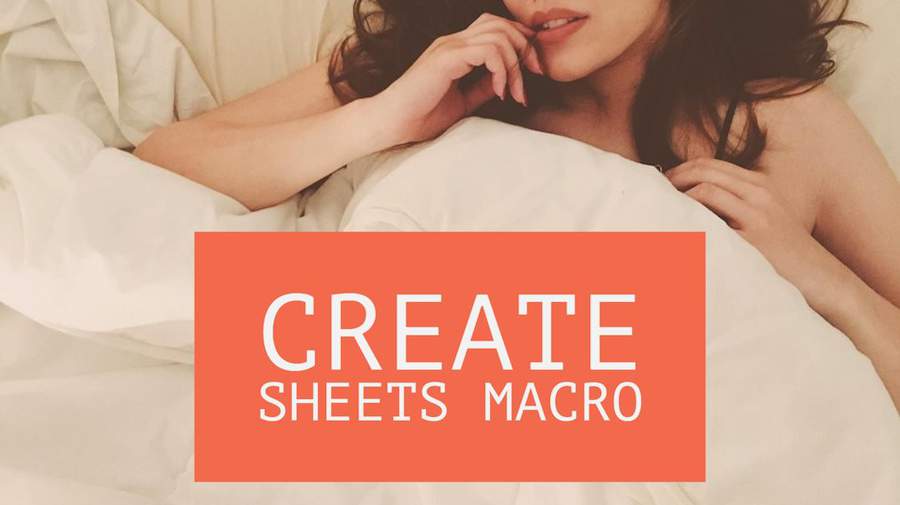 Macro Create Sheets from Cells
