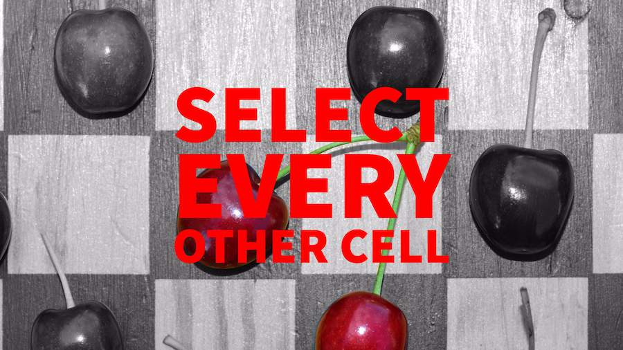 Select Every Other Cell