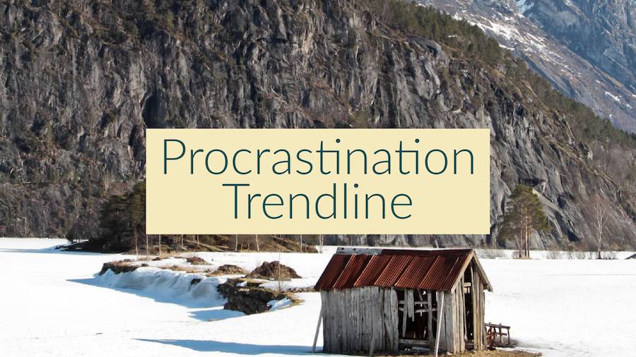 I Use Excel's Trendline Feature to Prevent Procrastination