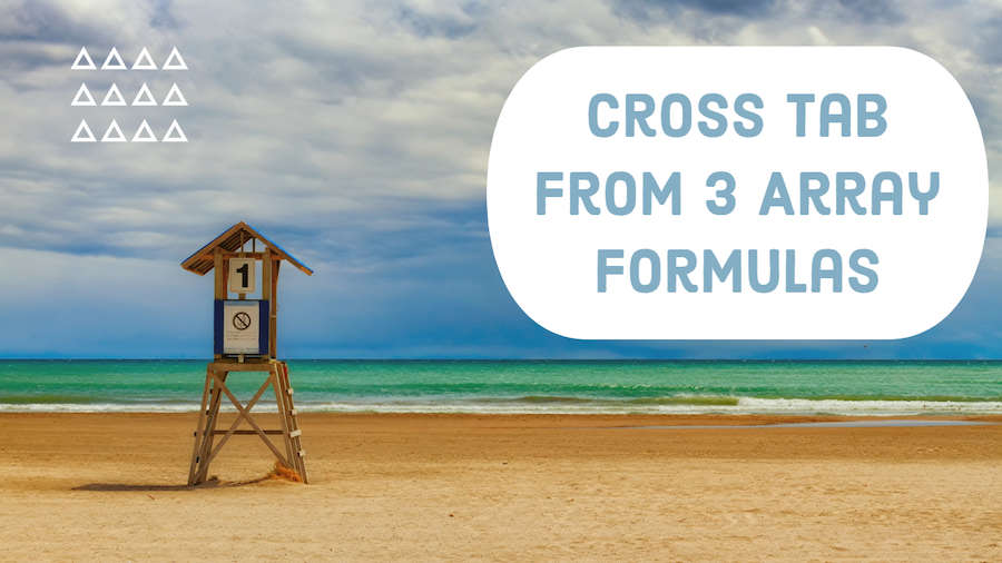 Replace a Pivot Table with 3 Dynamic Array Formulas