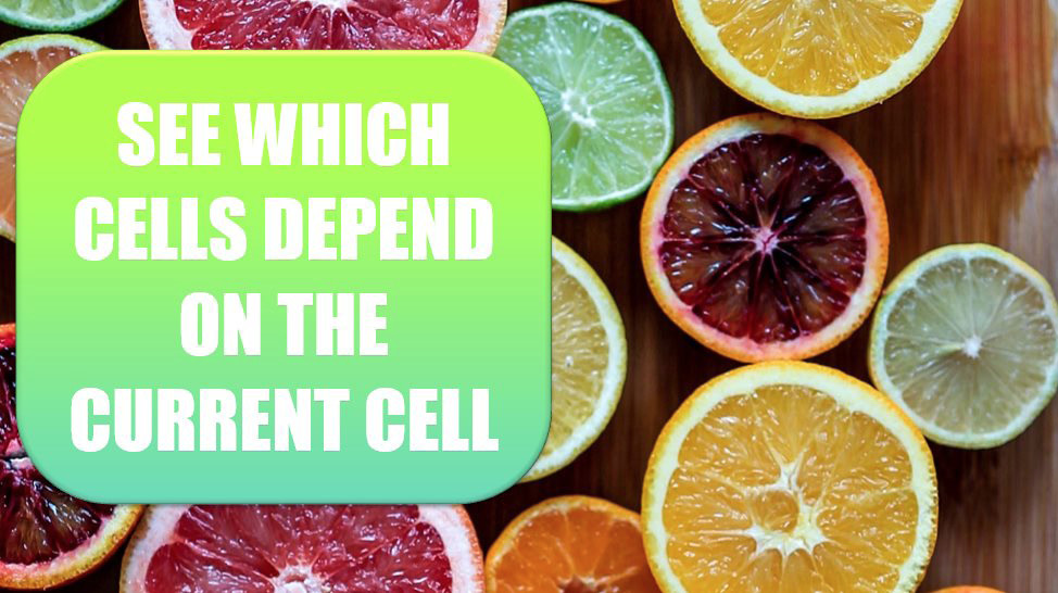 Excel See Which Cells Depend on the Current Cell. Photo Credit: Edgar Castrejon at Unsplash.com