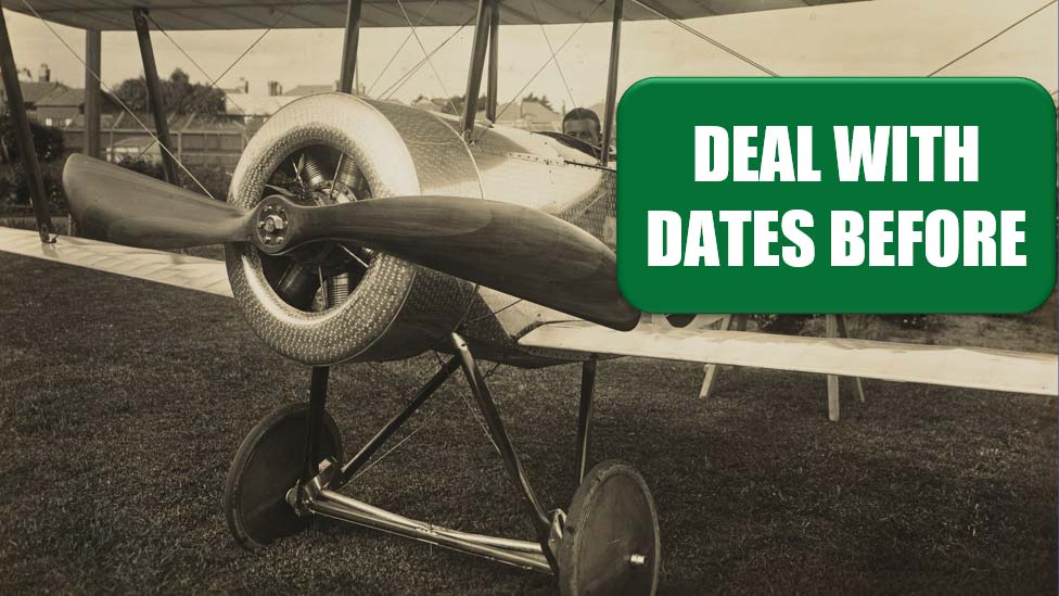 Deal With Dates Before 1900