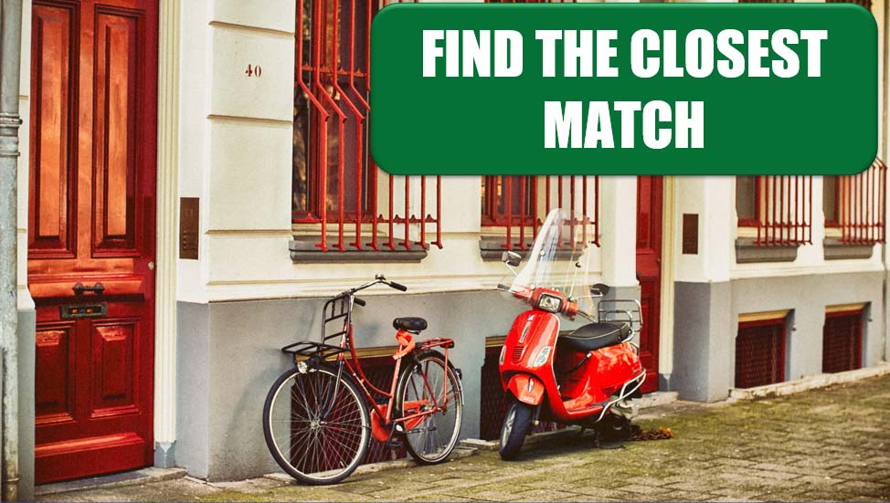 Find The Closest Match