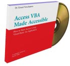 Access VBA Made Accessible CD-ROM