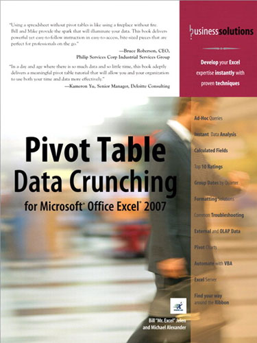 Pivot Table Data Crunching Microsoft Excel 2007