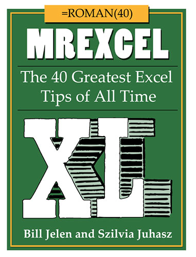 MrExcel XL =ROMAN(40)
