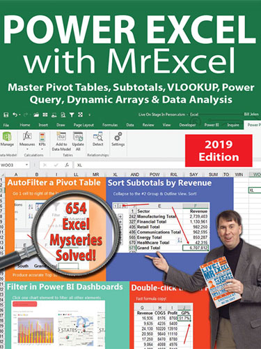 Power Excel With MrExcel - 2019 Edition