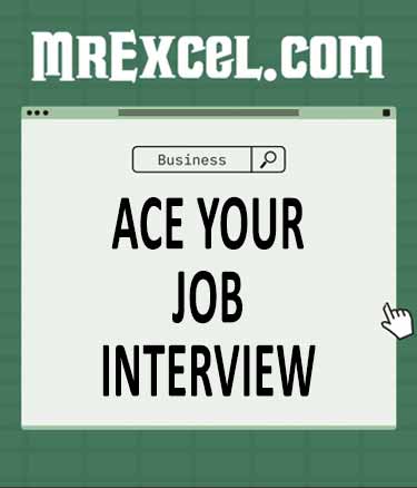 Ace Your Job Interview Where You Have to Know Excel - Online Course