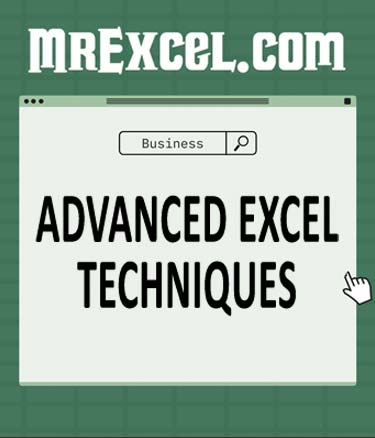 Advanced Excel Techniques - Online Course