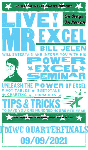 MrExcel Seminar at ZOOM