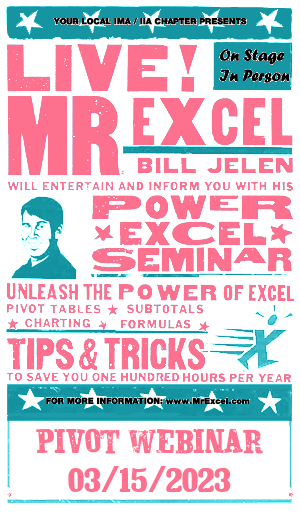 MrExcel Seminar at MERRITT ISLAND, FL