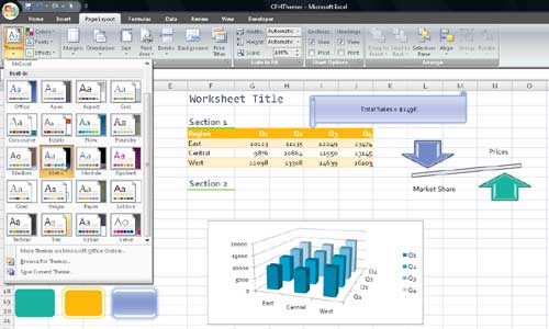 Document Themes in Excel 2007 - TechTV Articles - MrExcel Publishing